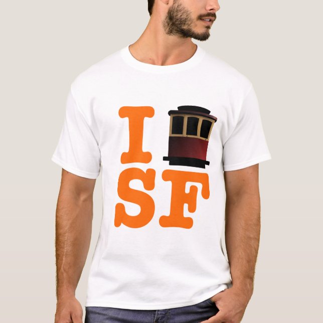 Jag älskar SF Tee Shirt (Framsida)
