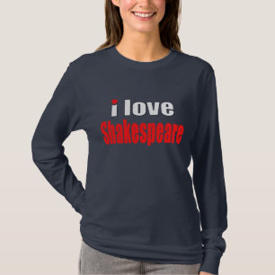 Jag älskar Shakespeare Tee Shirt