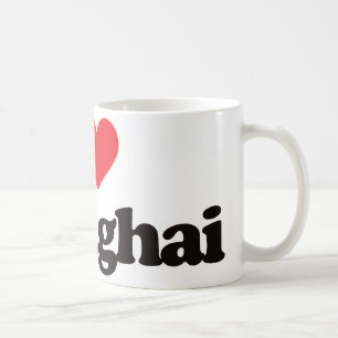 Jag älskar Shanghai Kaffemugg