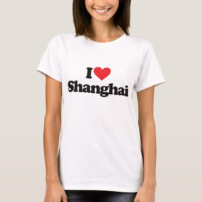 Jag älskar Shanghai Tröja (Framsida)