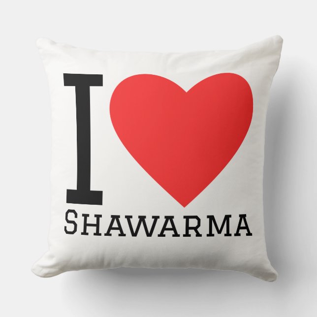 Jag älskar shawarma kudde (Framsida)