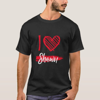 Jag älskar Shawn T-Shirt Jag älskar Shawn