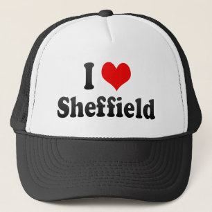 Jag älskar Sheffield, United Kingdom Truckerkeps
