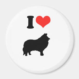 Jag älskar Shelties Magnet