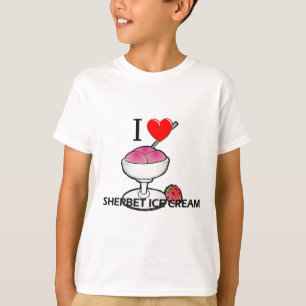 Jag älskar Sherbetglass T Shirt