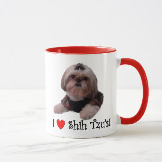 Jag älskar Shih Tzu Mugg