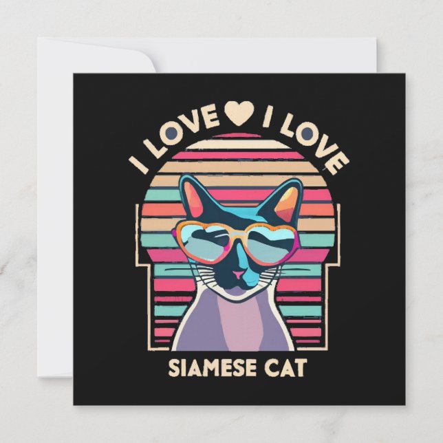 Jag älskar siamesk katt (Framsida)