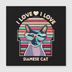 Jag älskar siamesk katt