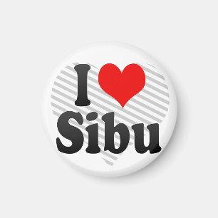 Jag älskar Sibu, Malaysia Magnet