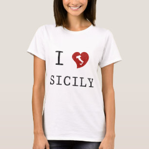 Jag älskar Sicily T-shirt