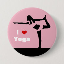 Jag älskar silhouetten för Yogadamsvarten på rosa