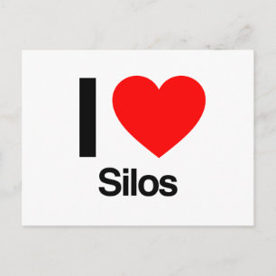 jag älskar silos vykort