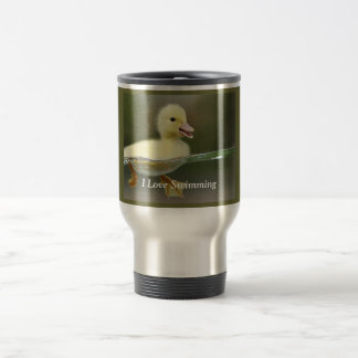 Jag älskar simningmuggen resemugg