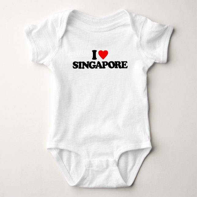 JAG ÄLSKAR SINGAPORE T-SHIRT (Framsida)