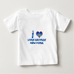 Jag älskar sjön George, New York T Shirt