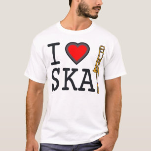 Jag älskar Ska Tee Shirt