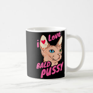 Jag älskar skallig vuxen humor skämt rolig hår lös kaffemugg