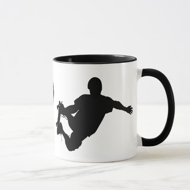 Jag älskar Skateboarding Mugg (Höger)