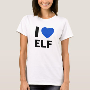 Jag älskar skjortan för älva T Tee Shirt