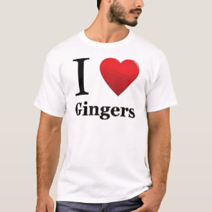 Jag älskar skjortan för ingefärar T T-shirt
