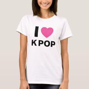 Jag älskar skjortan för K-POP T Shirt