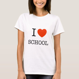 Jag älskar skolar den t-shirt