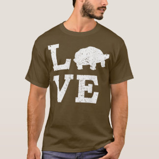 Jag älskar sköldpaddor SköldpaddorRoligt  T Shirt