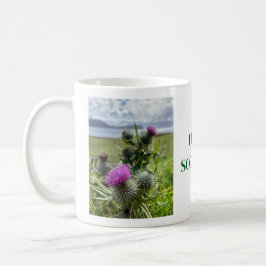 Jag älskar Skottland. Kaffemug Kaffemugg