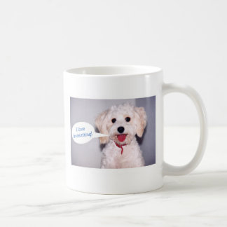 Jag älskar skräddarsy freewriting - kaffemugg