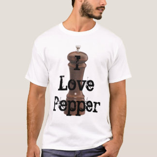 Jag älskar skräddarsy peppar - t-shirt