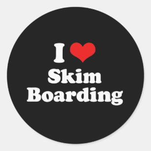 Jag älskar skummar logitshirten runt klistermärke
