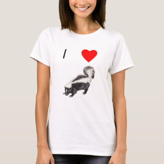 Jag älskar Skunks (2) T Shirt