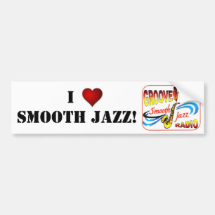 JAG ÄLSKAR SLÄTAR JAZZBILDEKALET BILDEKAL
