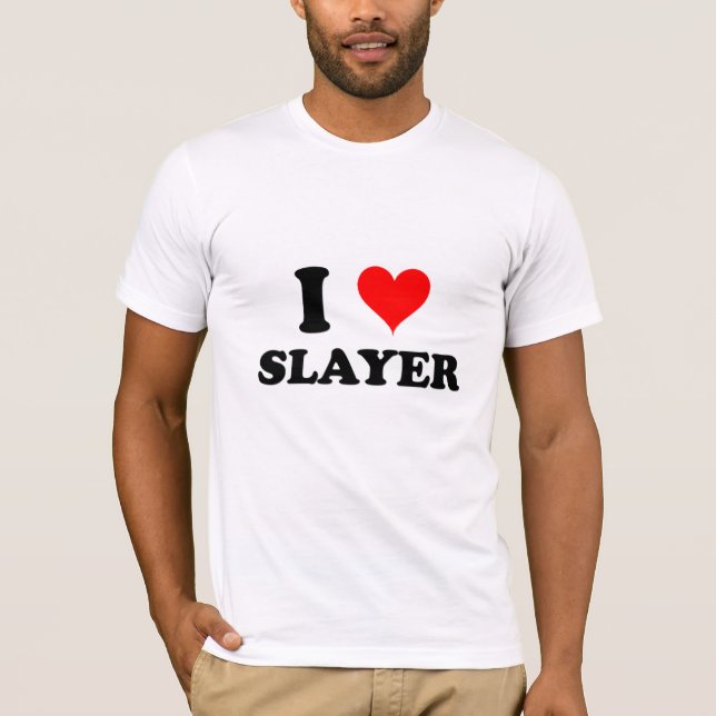 Jag älskar slayeren tee shirt (Framsida)