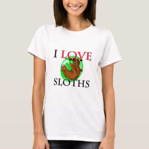 Jag älskar Sloths T-shirt