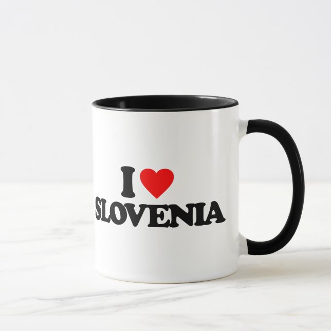 JAG ÄLSKAR SLOVENIEN MUGG (Höger)