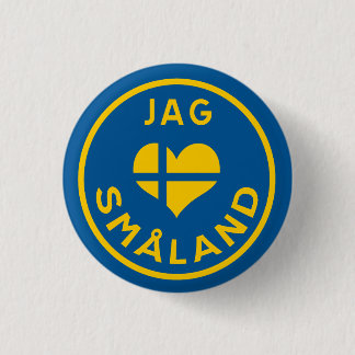 Jag älskar Småland - I love Småland Knapp