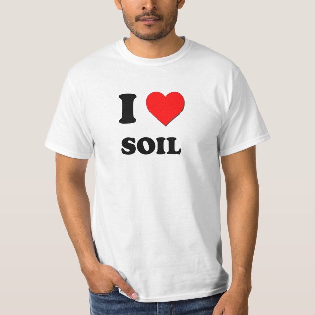 Jag älskar smutsar tee shirt (Framsida)