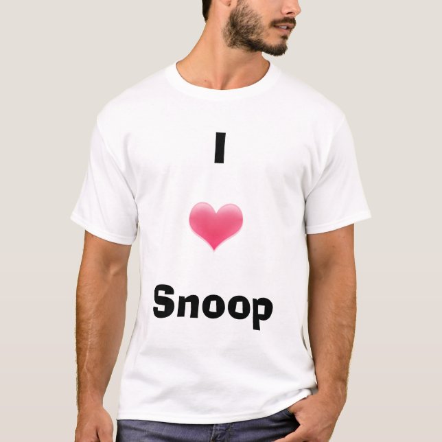 Jag älskar snokar tröja (Framsida)