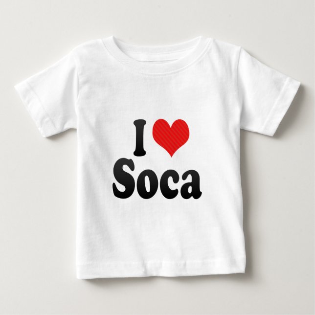 Jag älskar Soca Tee Shirt (Framsida)