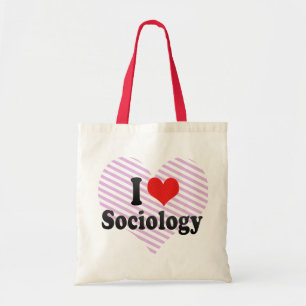 Jag älskar sociologi tygkasse