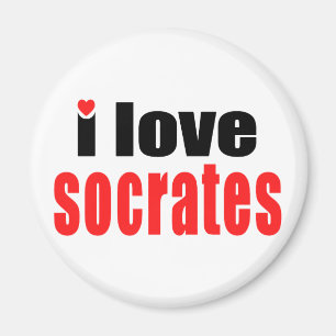 Jag älskar Socrates Magnet