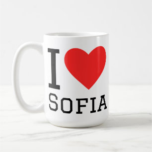 Jag älskar Sofia Kaffemugg
