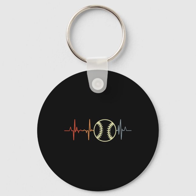 Jag älskar Softll Retro Softller Ecg  Nyckelring (Framsida)