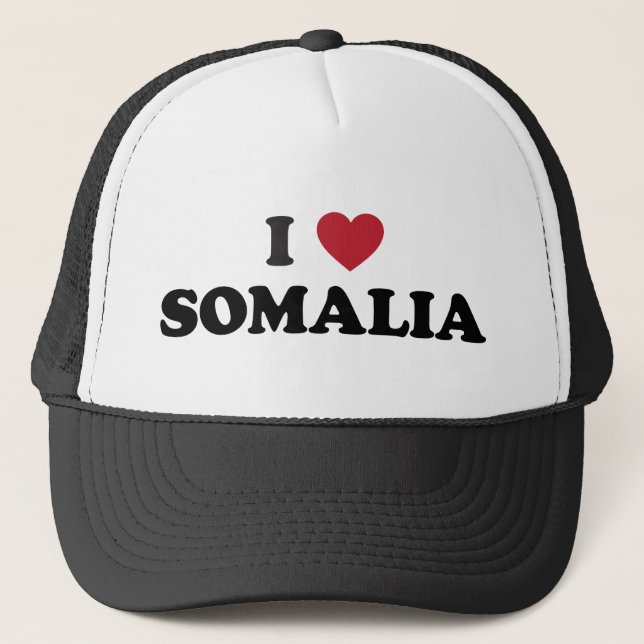 Jag älskar Somalia Truckerkeps (Framsida)