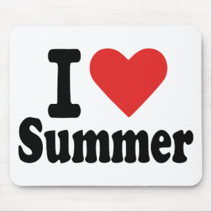 Jag älskar sommar musmatta