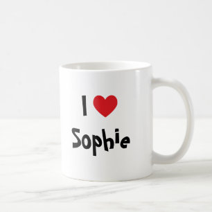 Jag älskar Sophie Kaffemugg