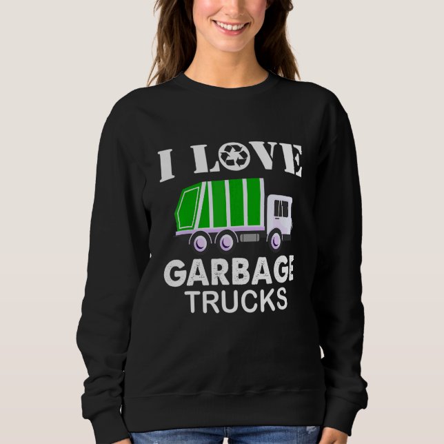 Jag älskar soptransporter t shirt (Framsida)