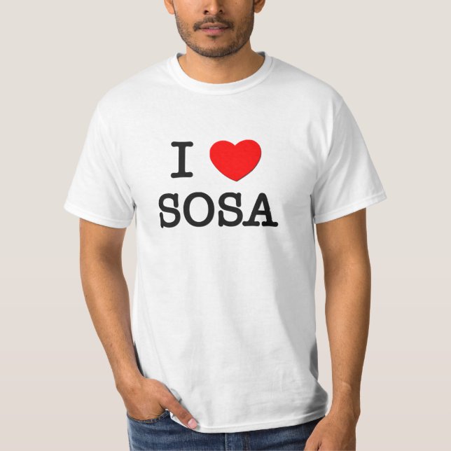 Jag älskar Sosa T Shirt (Framsida)