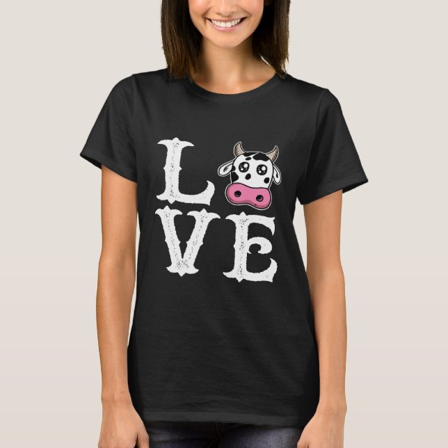 Jag älskar söt ko ko t shirt (Framsida)